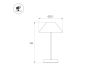 Настольная лампа аккумуляторная Arlight SP-BAGLIORE-3.2W Warm2700 (Черный, 280 deg, 5V) (IP54 Металл) 060832