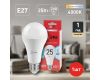 Лампа светодиодная Эра E27 25W 4000K LED A65-25W-840-E27 R Б0048010