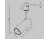 Трековый магнитный светильник Maytoni Focus Led TR163-1-15W3K-M-B