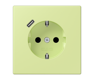 Купить Розетка 2K+З USB Typ C Jung LC1520-18C222 Розетка 2K+З USB Typ C Jung LC1520-18C222