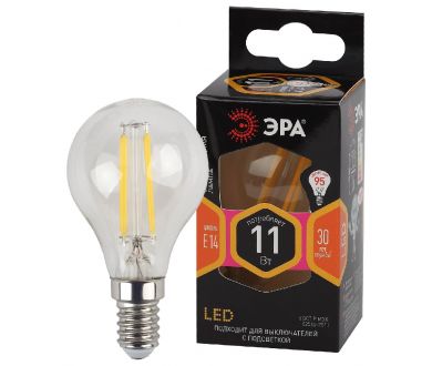 Купить Лампа светодиодная Эра E14 11W 2700K F-LED P45-11w-827-E14 Б0047012 Лампа светодиодная Эра E14 11W 2700K F-LED P45-11w-827-E14 Б0047012
