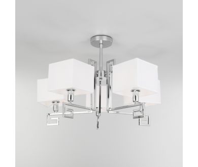 Купить Потолочная люстра Eurosvet Alma 60115/5 хром Потолочная люстра Eurosvet Alma 60115/5 хром