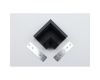 Соединитель шинопровода угловой плоский для натяжного потолка Aployt Magnetic track 220 APL.0284.00.04