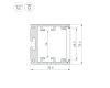 Алюминиевый профиль Arlight SL-ARC-3535-D320-N90 WHITE (260мм, дуга 1 из 4) 039591