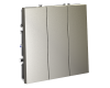 Выключатель трехклавишный Voltum S70 VLS030104 (шелк)