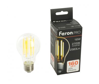 Купить Светодиодная лампа Feron LB-1116 E27 16W 2700K 51235 Светодиодная лампа Feron LB-1116 E27 16W 2700K 51235