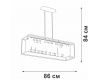 Потолочная люстра Vitaluce V5402-1/4PL