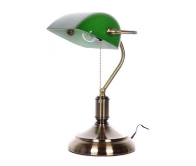 Купить Настольная лампа Lumina Deco Banker LDT 305 GR Настольная лампа Lumina Deco Banker LDT 305 GR