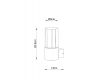Уличный настенный светильник Arte Lamp Seginus A6515AL-1BK