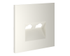 Накладка для розетки компьютерной двойной RJ45+RJ45 кат.6 Voltum S70 (хлопок) VLS001413