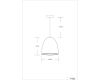 Подвесной светильник Arte Lamp Cento A7083SP-1BJ