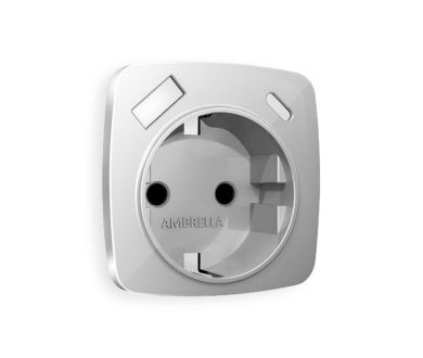 Купить Лицевая панель для розетки с/з со шторками 2USB A+C Ambrella Volt Omega OP4100 Лицевая панель для розетки с/з со шторками 2USB A+C Ambrella Volt Omega OP4100