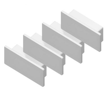 Купить Заглушка (4 шт.) Ambrella Light Alum Profile GP8400 Заглушка (4 шт.) Ambrella Light Alum Profile GP8400