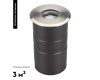 Ландшафтный светодиодный светильник Arlight ART-Ground-Zoom-R80-8W Warm3000 028065
