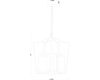 Подвесная люстра Arte Lamp Nuvola A7017SP-4BK