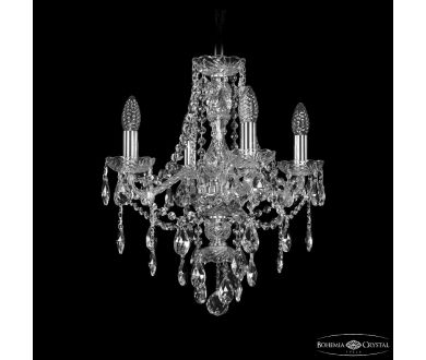 Купить Подвесная люстра Bohemia Ivele Crystal 1415/4/141 Ni Подвесная люстра Bohemia Ivele Crystal 1415/4/141 Ni