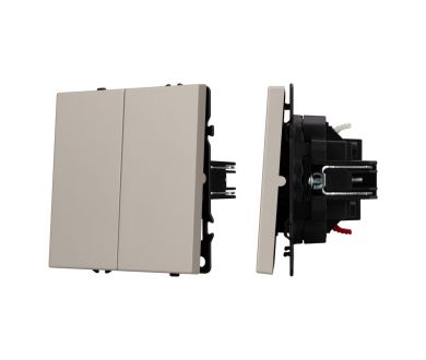 Купить Механизм выключателя двухклавишный проходной Arlight SWT-NOBE-MKP2-SFPL-CA (230V, 10A) 059422 Механизм выключателя двухклавишный проходной Arlight SWT-NOBE-MKP2-SFPL-CA (230V, 10A) 059422
