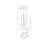 Подвесная люстра Maytoni Cascade MOD132PL-L30BSK