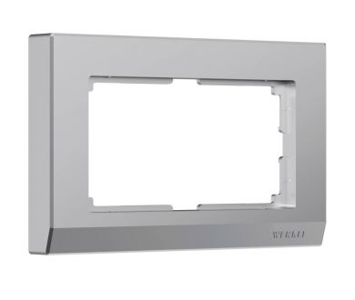 Купить Рамка для двойной розетки Werkel Stark серебряный W0081806 4690389162091 Рамка для двойной розетки Werkel Stark серебряный W0081806 4690389162091