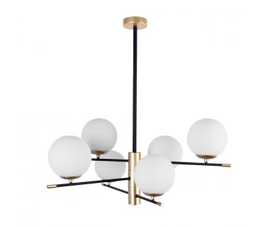 Купить Люстра на штанге Arte Lamp Arkab A2225LM-6BK Люстра на штанге Arte Lamp Arkab A2225LM-6BK