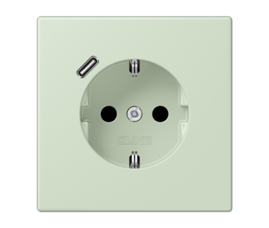 Купить Розетка 2K+З USB Typ C Jung LC1520-18C218 Розетка 2K+З USB Typ C Jung LC1520-18C218