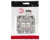 Розетка компьютерная двойная RJ45 Эра 12-3108-16 Б0065665