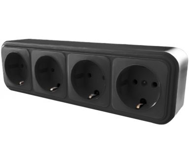 Купить Розетка 4-местная Stekker PST16-60-20 (RA 16-466-Б) 39704 Розетка 4-местная Stekker PST16-60-20 (RA 16-466-Б) 39704
