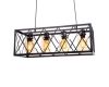 Подвесная люстра Lumina Deco Nortis LDP 11535-4 BK
