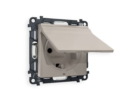 Купить Комплект механизма розетки с/з со шторками и крышкой Ambrella Volt Alfa MA368010 Комплект механизма розетки с/з со шторками и крышкой Ambrella Volt Alfa MA368010