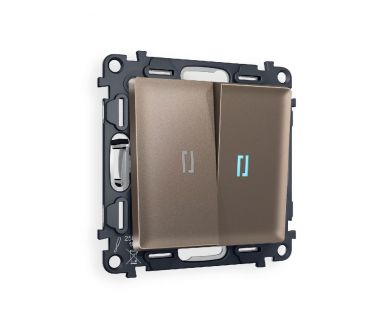 Купить Комплект механизма 2-кл выключателя с подсветкой Ambrella Volt Alfa MA634020 Комплект механизма 2-кл выключателя с подсветкой Ambrella Volt Alfa MA634020