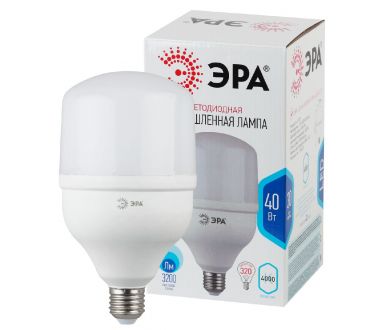 Купить Лампа светодиодная Эра E27 40W 4000K LED POWER T120-40W-4000-E27 Б0027005 Лампа светодиодная Эра E27 40W 4000K LED POWER T120-40W-4000-E27 Б0027005