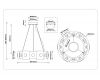 Подвесная люстра Ambrella Light High Light Crystal LH31021