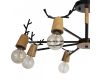 Люстра на штанге Loft IT Sven 10024/8 Black