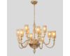 Подвесная люстра Crystal Lux SILVESTRO SP12 AMBER