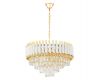 Подвесная люстра Lumina Deco Funneli LDP 6003-500 WT+F.GD