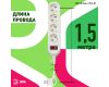 Сетевой фильтр Эра USF-M-4es-1.5m-W Б0019741
