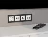 Комплект механизма электрической розетки 2USB С+C 20W с/з на винтовых зажимах 16A-250V Alfa Белый матовый Quant Ambrella Volt MA130510 (AP1305, VM165)