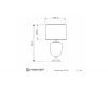 Настольная лампа Lumina Deco Olimpia LDT 304 F.GD+WT