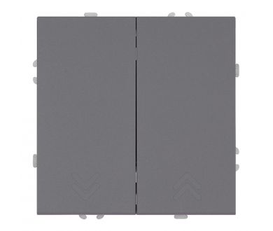 Купить Выключатель двухклавишный Stekker Эмили RSW10-5116-10 платиново-серый soft touch 50823 Выключатель двухклавишный Stekker Эмили RSW10-5116-10 платиново-серый soft touch 50823