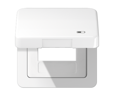 Купить Рамка с подпружиненной крышкой для USB-механизмов Jung CD590KLUSBWW Рамка с подпружиненной крышкой для USB-механизмов Jung CD590KLUSBWW