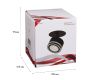 Встраиваемый спот Reluce 53024-9.0-001CT GX53 BK