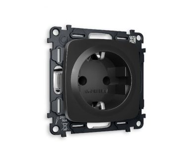 Купить Комплект механизма розетки с/з cо шторками Ambrella Volt Omega MO807010 Комплект механизма розетки с/з cо шторками Ambrella Volt Omega MO807010