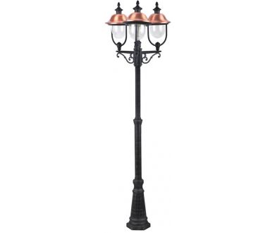 Купить Садово-парковый светильник Arte Lamp Barcelona A1486PA-3BK Садово-парковый светильник Arte Lamp Barcelona A1486PA-3BK