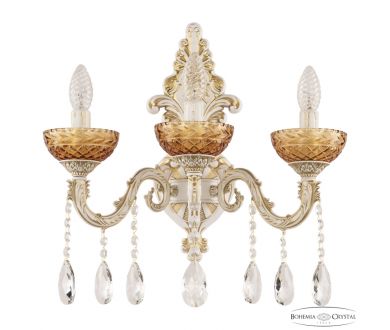 Купить Бра Bohemia Ivele Crystal AL7901B15/3/175 A WMG P Amber/M-1F Бра Bohemia Ivele Crystal AL7901B15/3/175 A WMG P Amber/M-1F