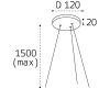 Основание для подвесного светильника Italline IT011-5025 white