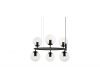 Подвесная люстра Lumina Deco Ceredo LDP 6034-6 RND BK