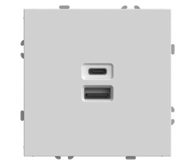Купить Розетка 2-местная USB + Type C Stekker RST10-5115-01 Эмили 49879 Розетка 2-местная USB + Type C Stekker RST10-5115-01 Эмили 49879