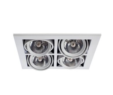 Купить Встраиваемый светильник Arte Lamp Cardani A5930PL-4WH Встраиваемый светильник Arte Lamp Cardani A5930PL-4WH