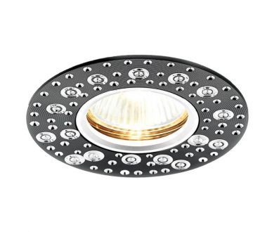 Купить Встраиваемый светильник Ambrella Light Classic A801 BK/AL Встраиваемый светильник Ambrella Light Classic A801 BK/AL