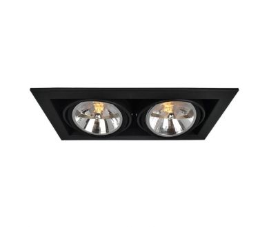 Купить Встраиваемый светильник Arte Lamp Cardani A5935PL-2BK Встраиваемый светильник Arte Lamp Cardani A5935PL-2BK